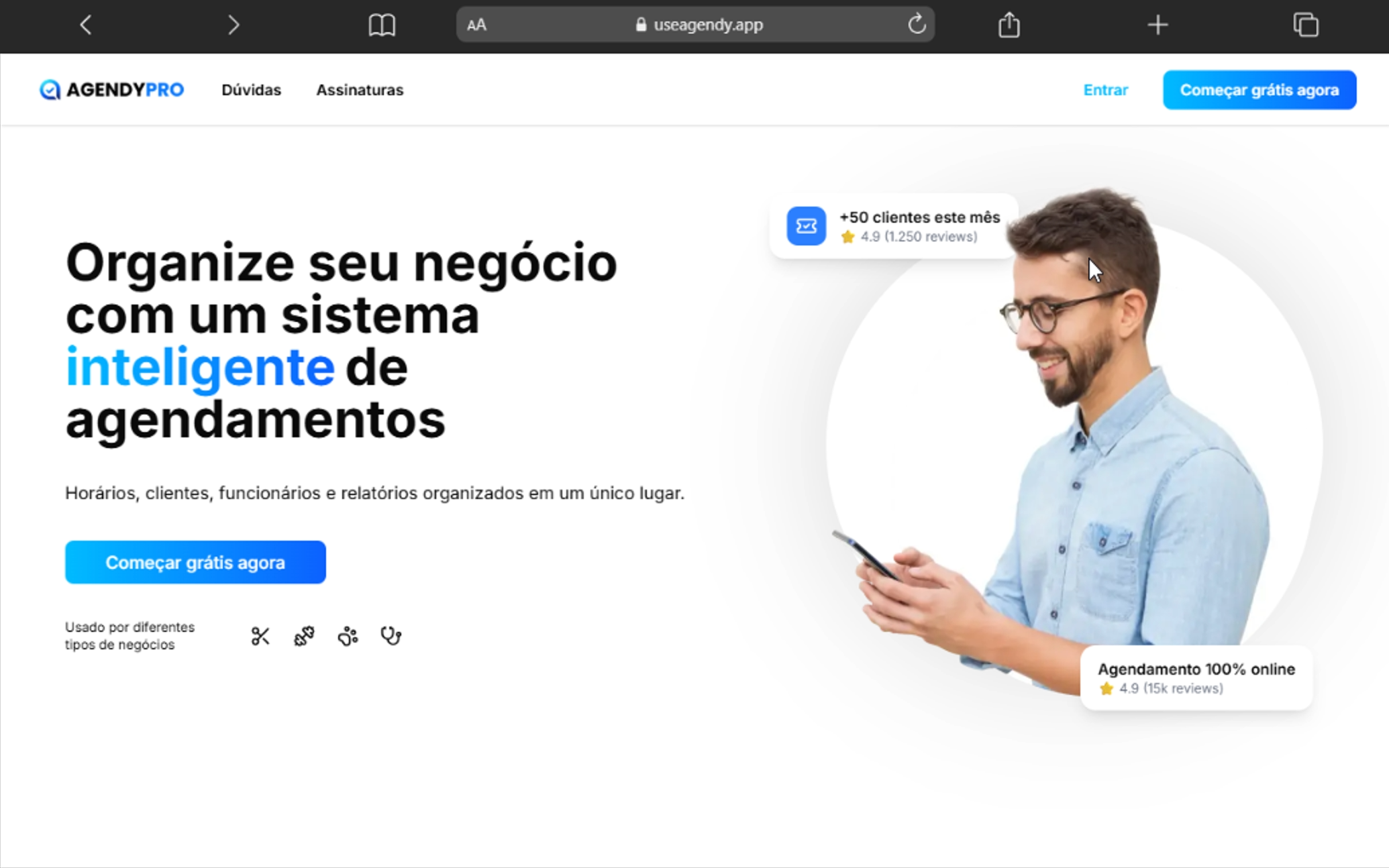 Landing page